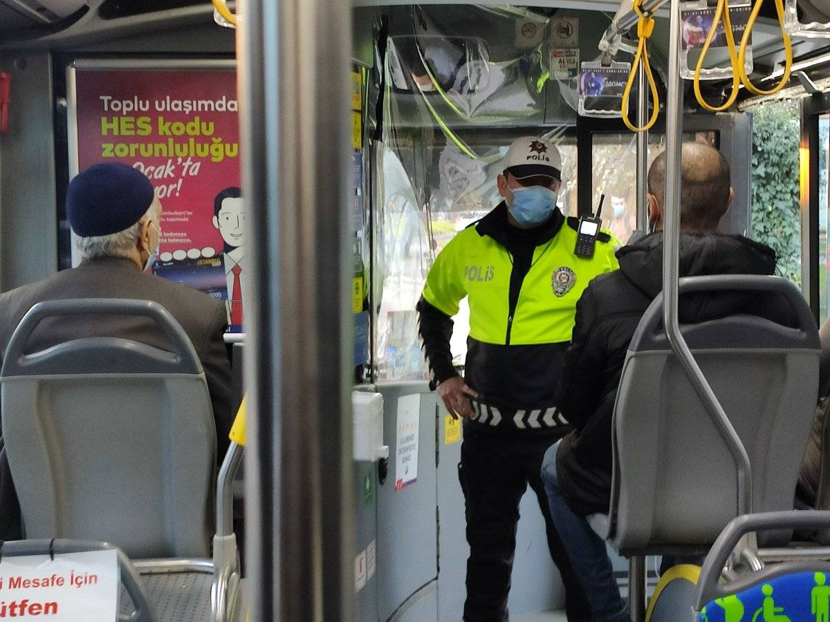 İstanbul'da kısıtlamanın ardından denetimler başladı