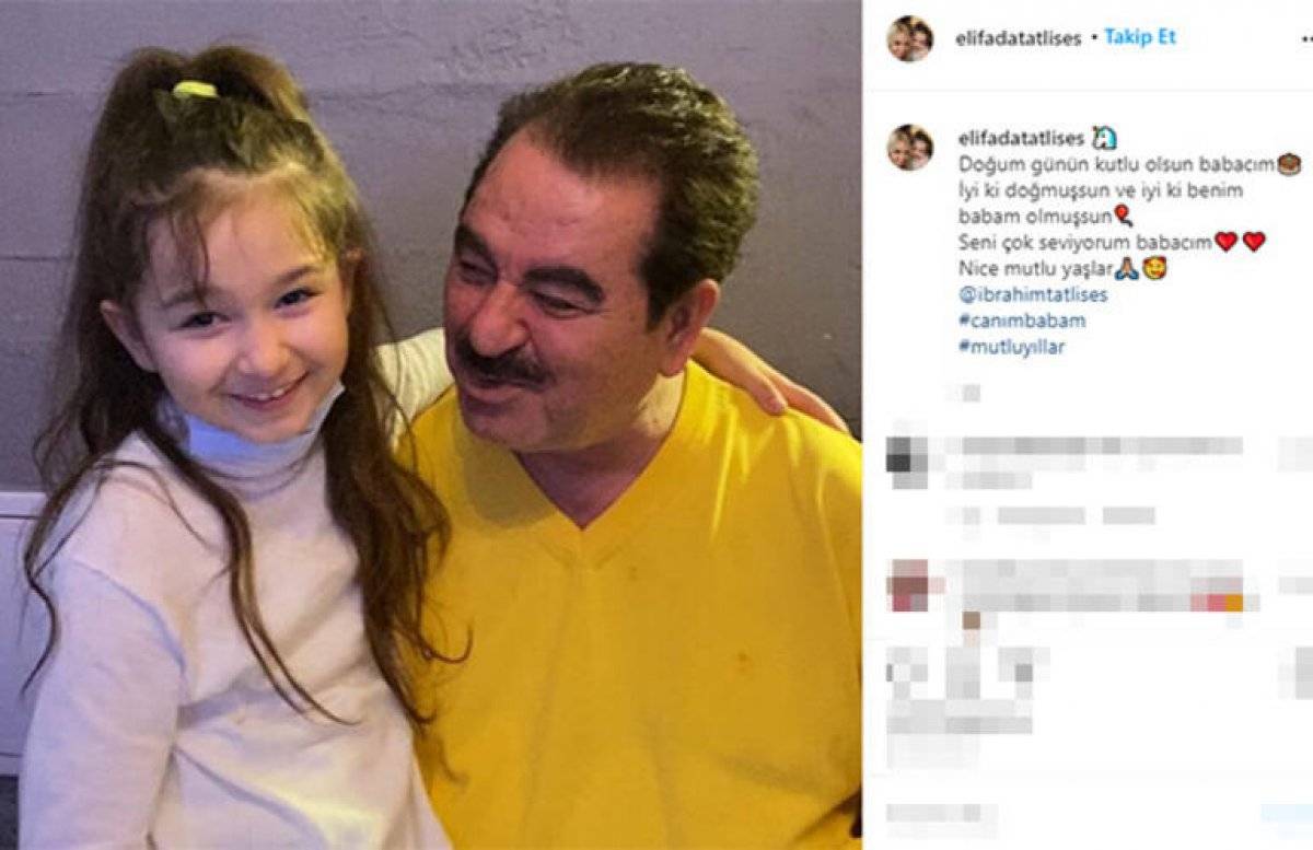 Elif Ada'dan İbrahim Tatlıses paylaşımı
