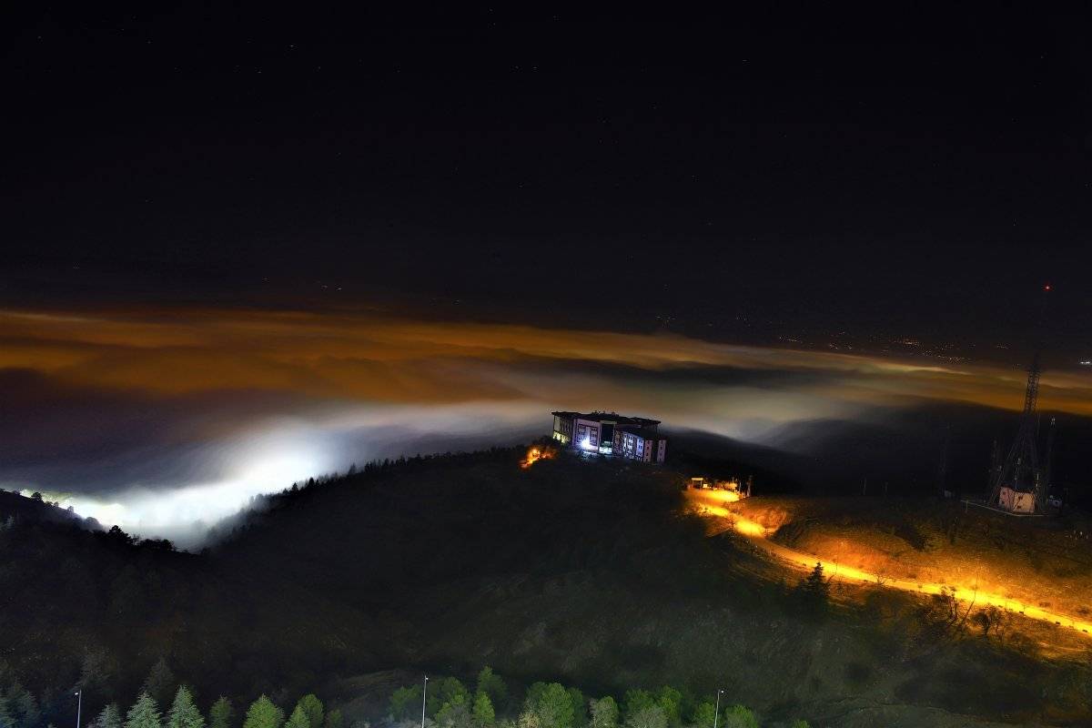 Elazığ'da sis görsel şölen oluşturdu