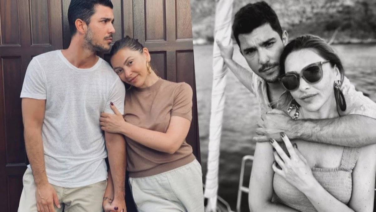 Hadise, Kaan Yıldırım'ın bahçesinde