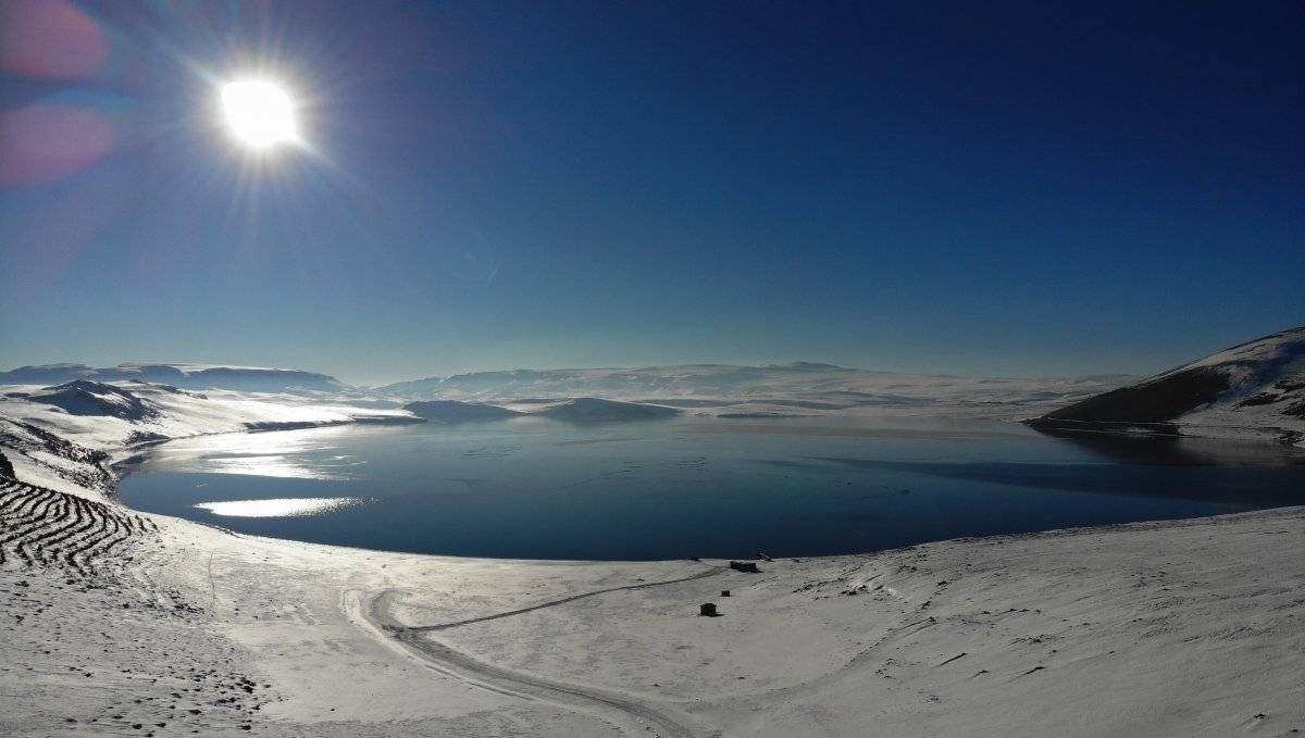Saklı Cennet 'Aygır Gölü'nden kartpostallık görüntüler
