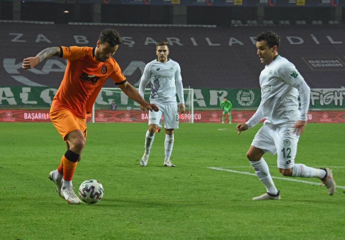 Gol düellosunda kazanan Konyaspor oldu