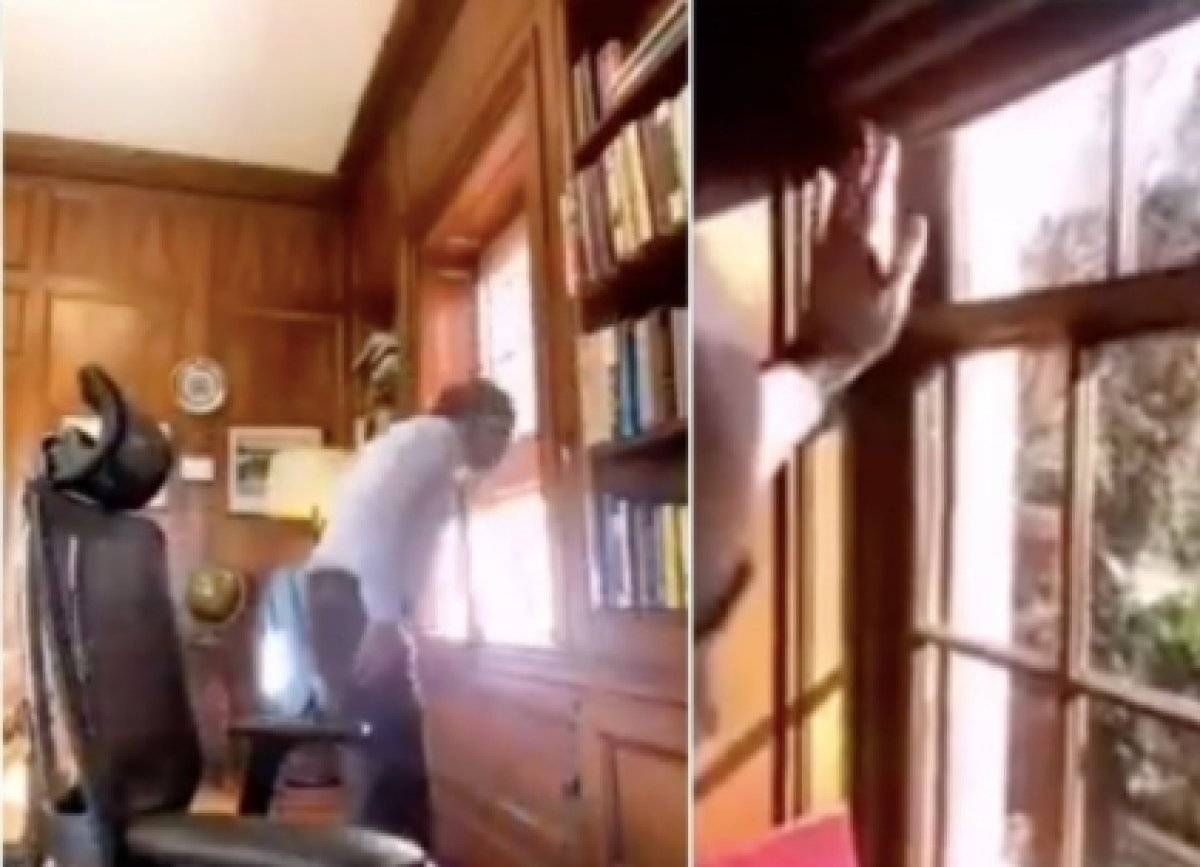 Melih Bulu protestocu öğrencilere canlı yayında el salladı