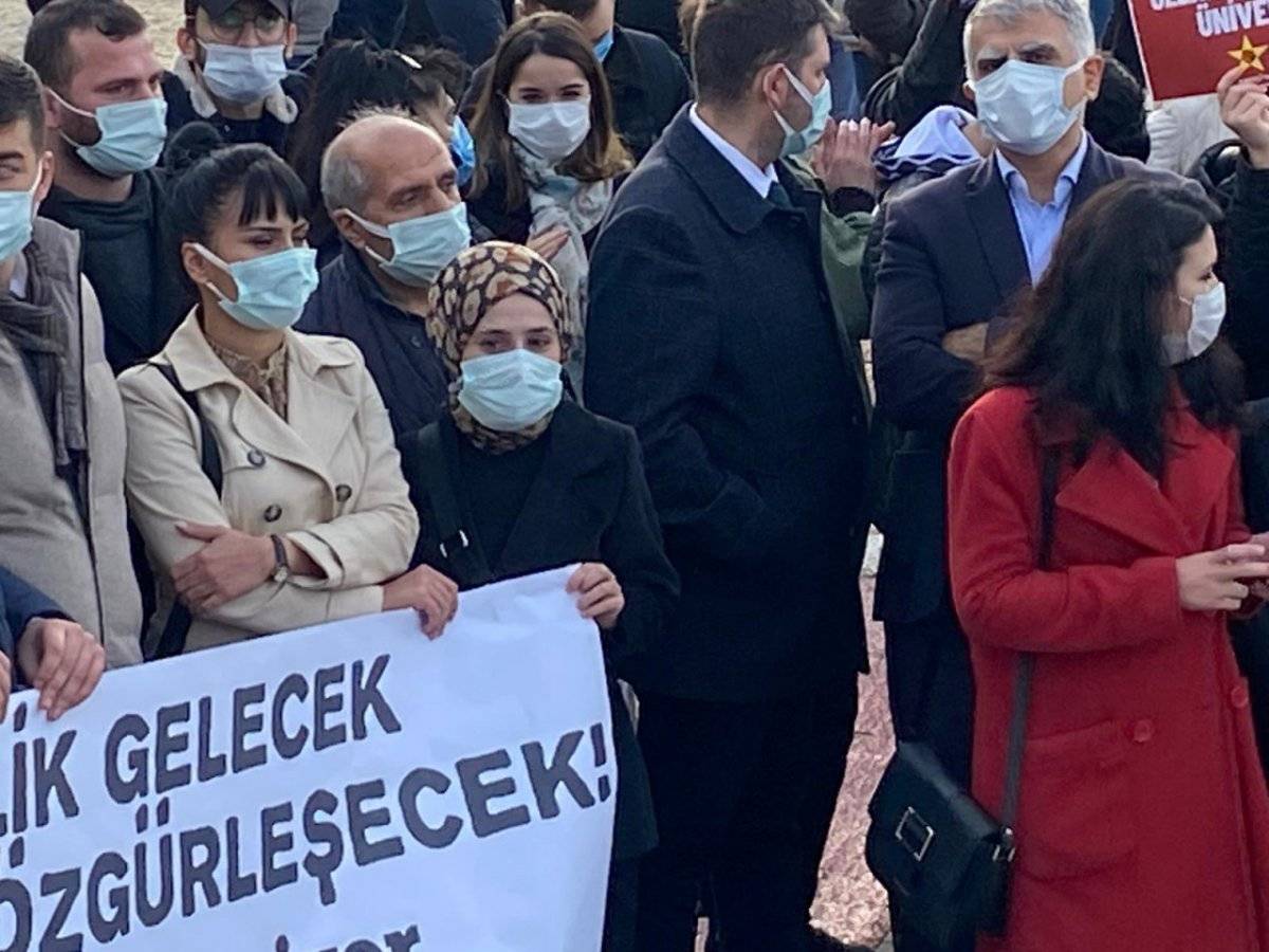 Kadıköy'de Boğaziçi Üniversitesi eylemi