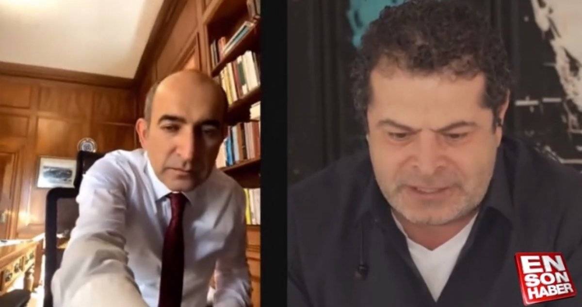 Melih Bulu protestocu öğrencilere canlı yayında el salladı