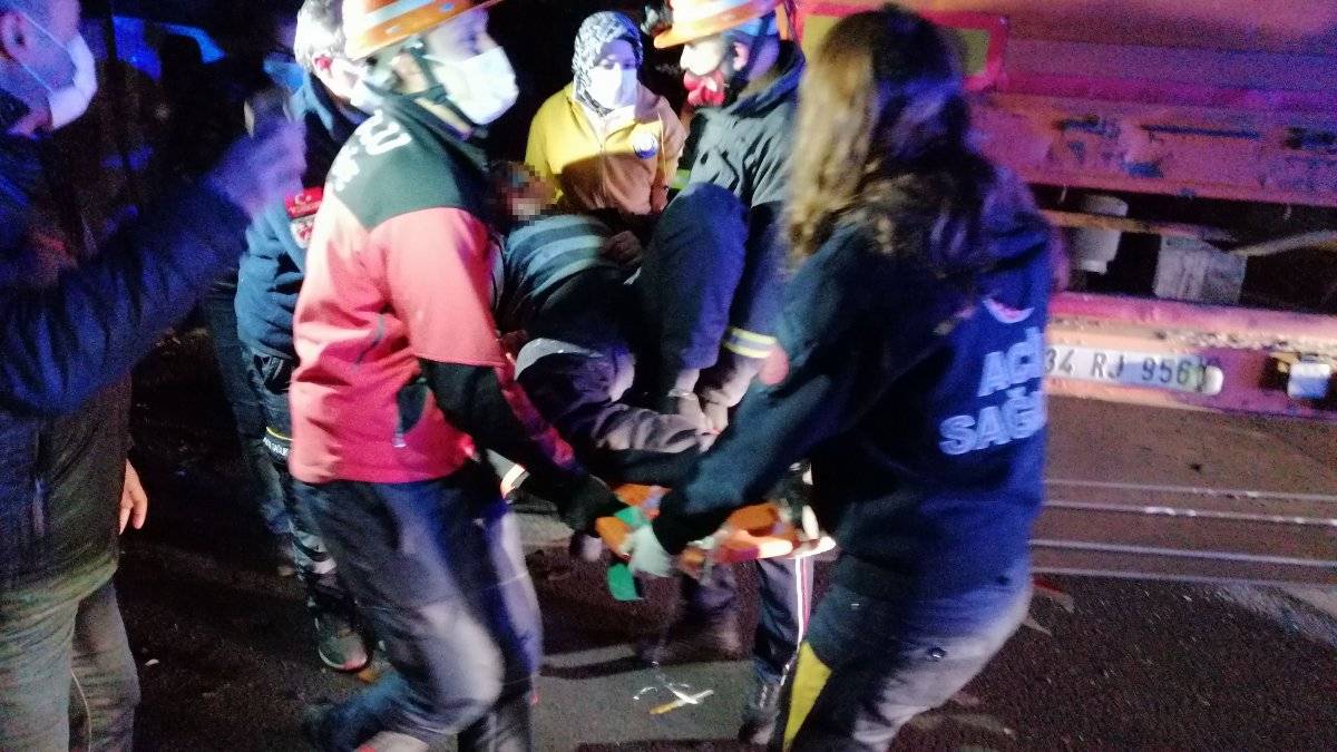 TEM Otoyolu'nda trafik kazası: 6 yaralı