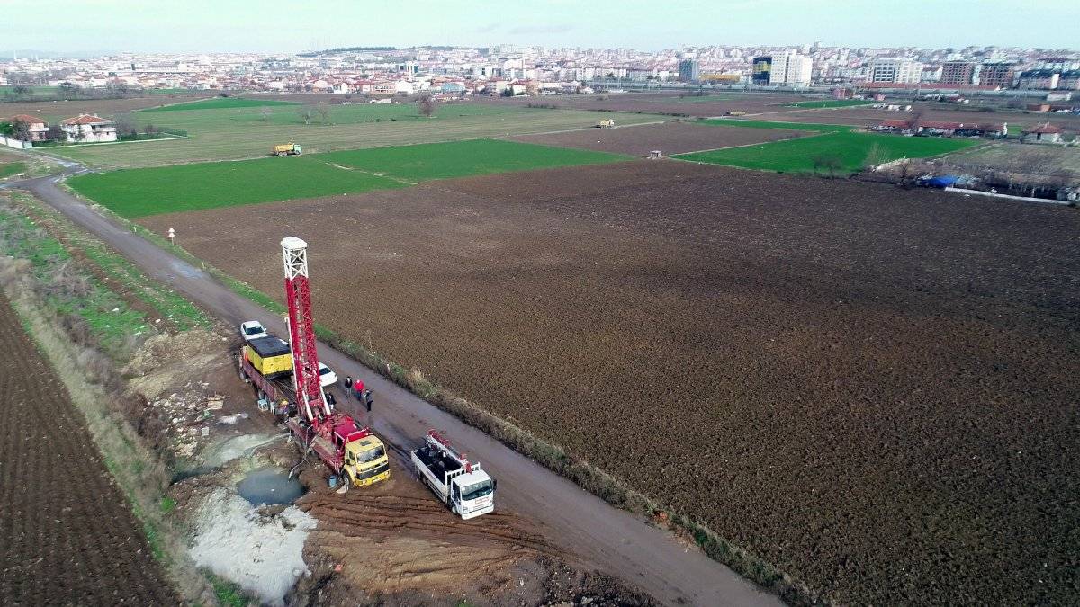 Edirne'de kuraklık nedeniyle su kuyuları açılmaya başlandı
