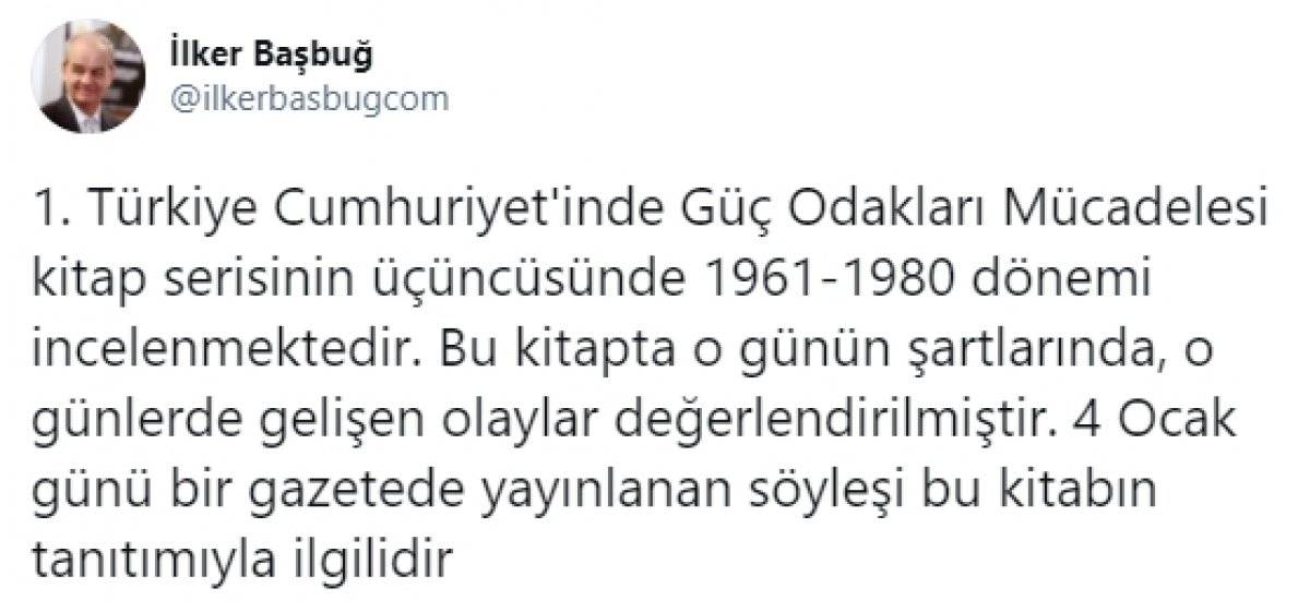 İlker Başbuğ: Darbe imalarıyla anılmaktan rahatsız oluyorum