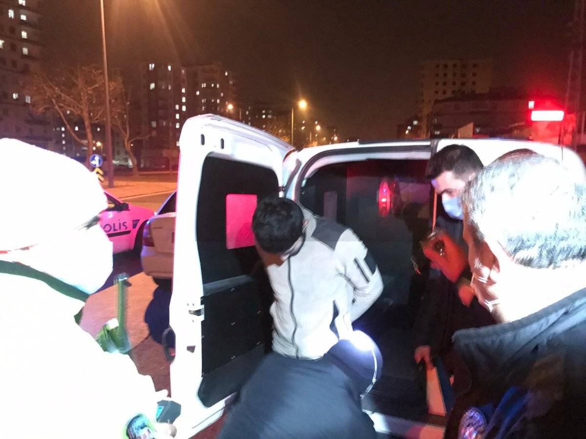 Kayseri'de polisin dur ihtarına uymayan sürücü 30 dakika boyunca kaçtı