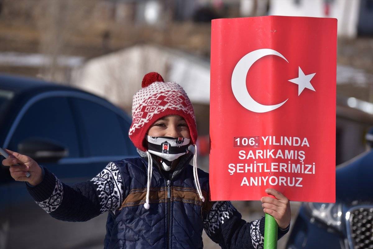 Sarıkamış Harekatı'nın 106. yılı anma töreni yapıldı
