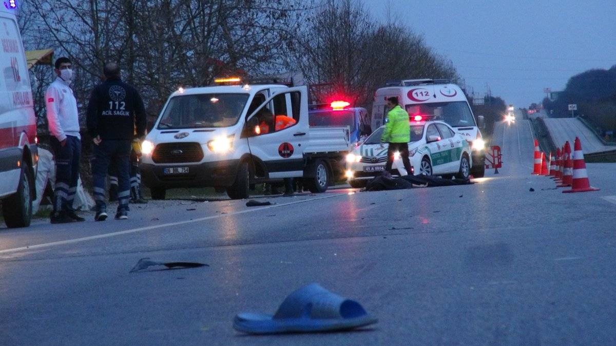 Kocaeli'nde otomobilin çarptığı yaya hayatını kaybetti