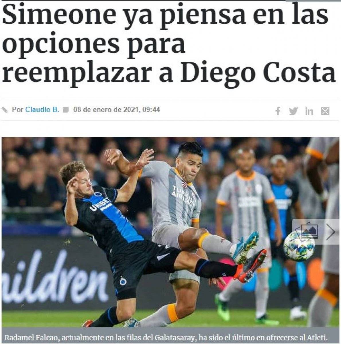 İspanyol basını: Atletico Madrid, Falcao'yu istiyor