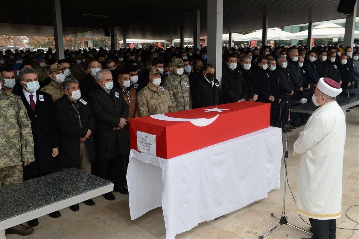 Malatya şehidini uğurladı