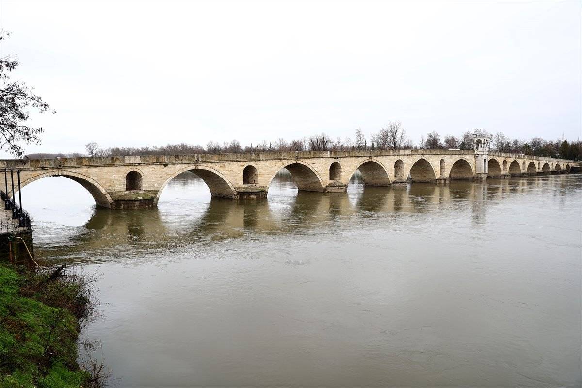 Meriç Nehri debisi son ayların en yüksek seviyesine yükseldi