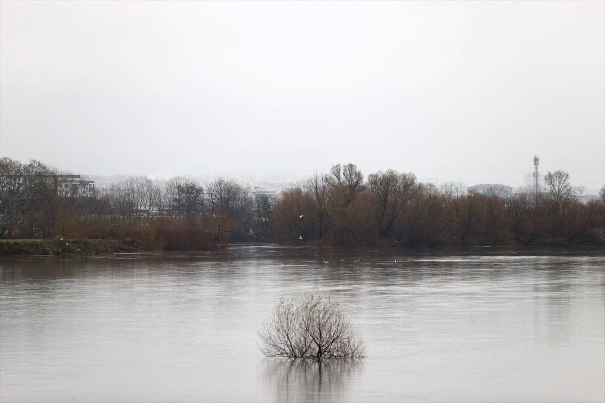 Meriç Nehri debisi son ayların en yüksek seviyesine yükseldi