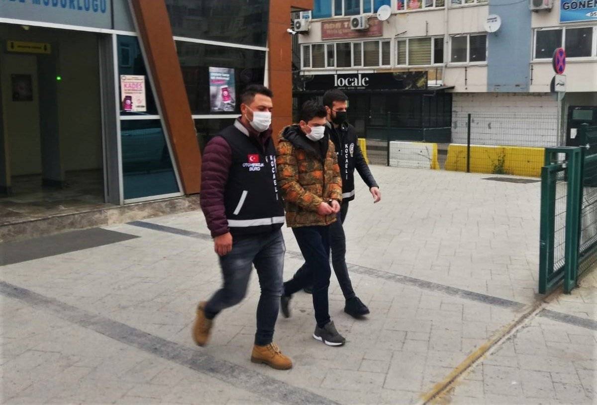 Kocaeli'de test sürüşü sırasında aracı çaldı