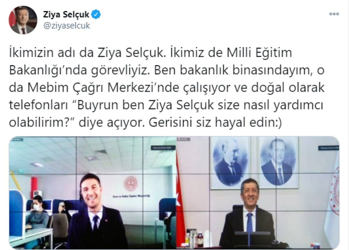 Van'da Bakan Ziya Selçuk ile aynı ismi taşıyan MEB personeli vatandaşları şaşırtıyor
