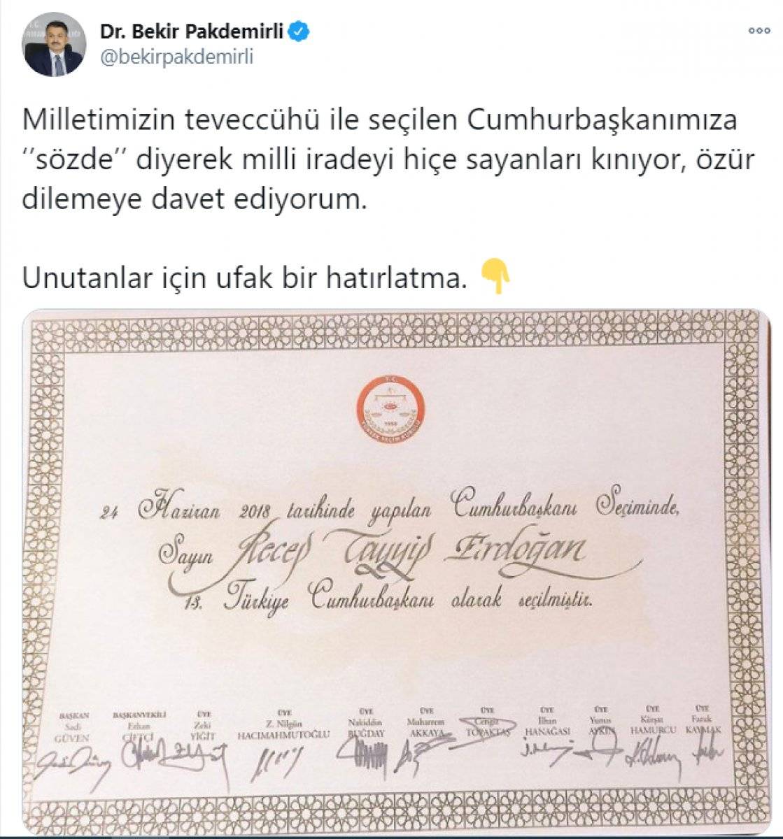 Kılıçdaroğlu'nun, 'sözde cumhurbaşkanı' sözü, büyük tepki topladı