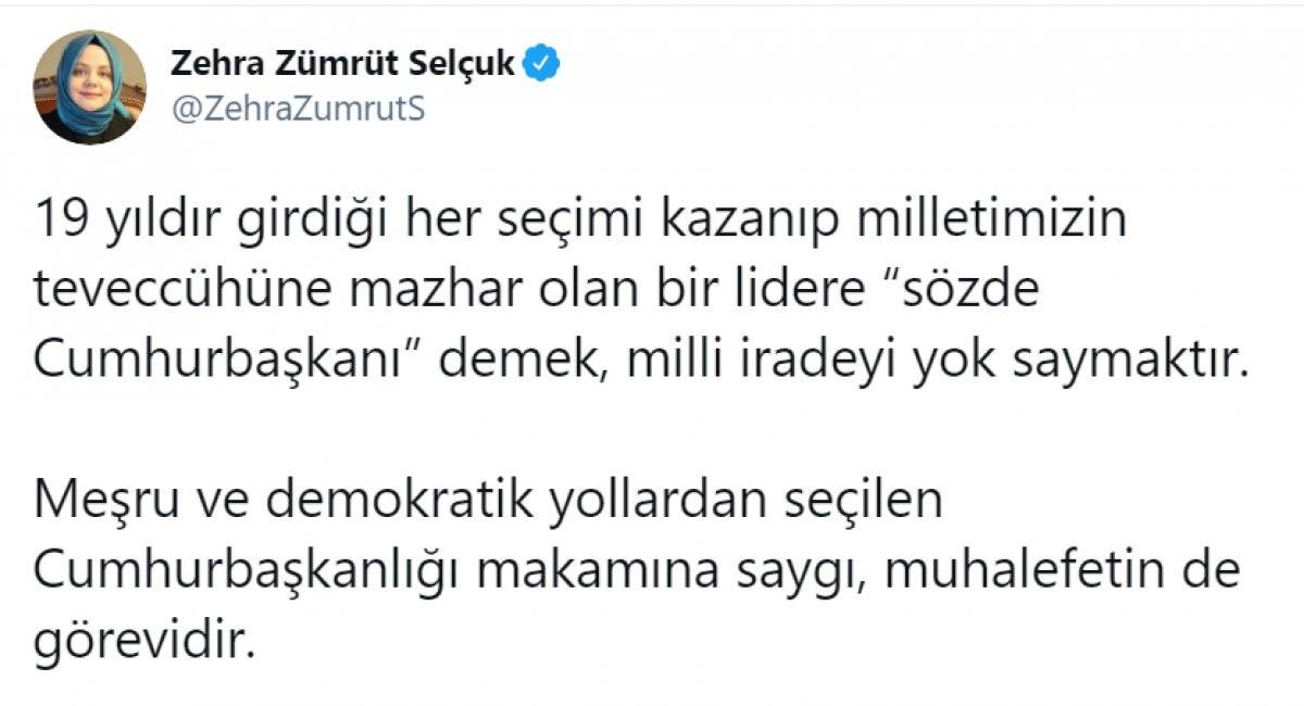 Kılıçdaroğlu'nun, 'sözde cumhurbaşkanı' sözü, büyük tepki topladı