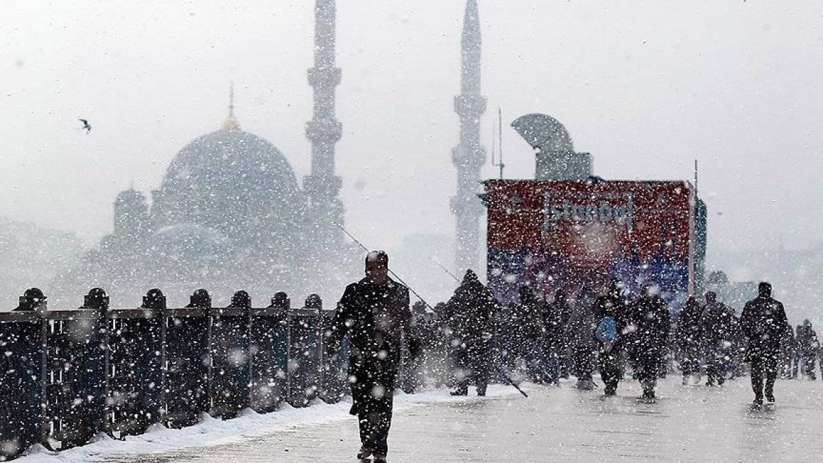 Meteoroloji, İstanbul'u kar yağışı için uyardı
