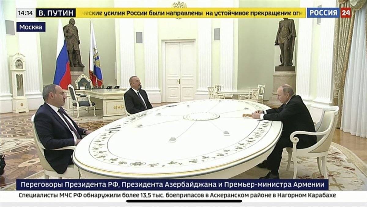 Moskova'da üçlü Karabağ görüşmesi başladı