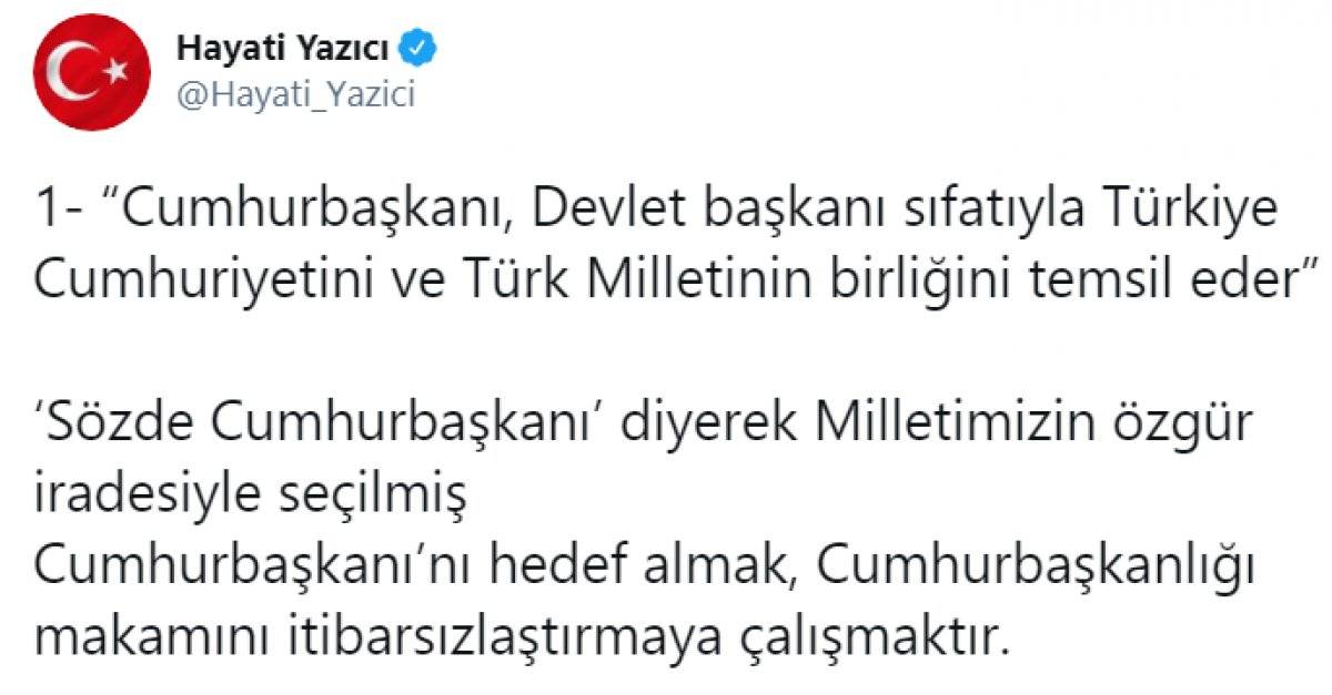 Kılıçdaroğlu'nun, 'sözde cumhurbaşkanı' sözü, büyük tepki topladı