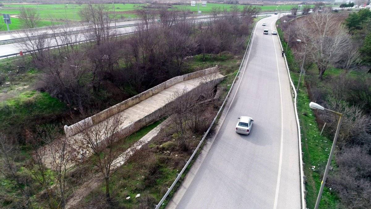 Edirne’deki Kazan Köprüsü, gün yüzüne çıkarıldı