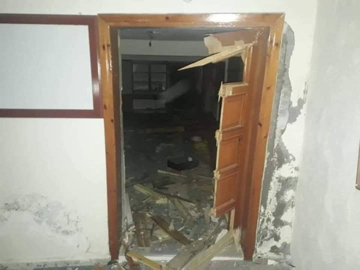 Kayseri'de bir camiye yıldırım düştü