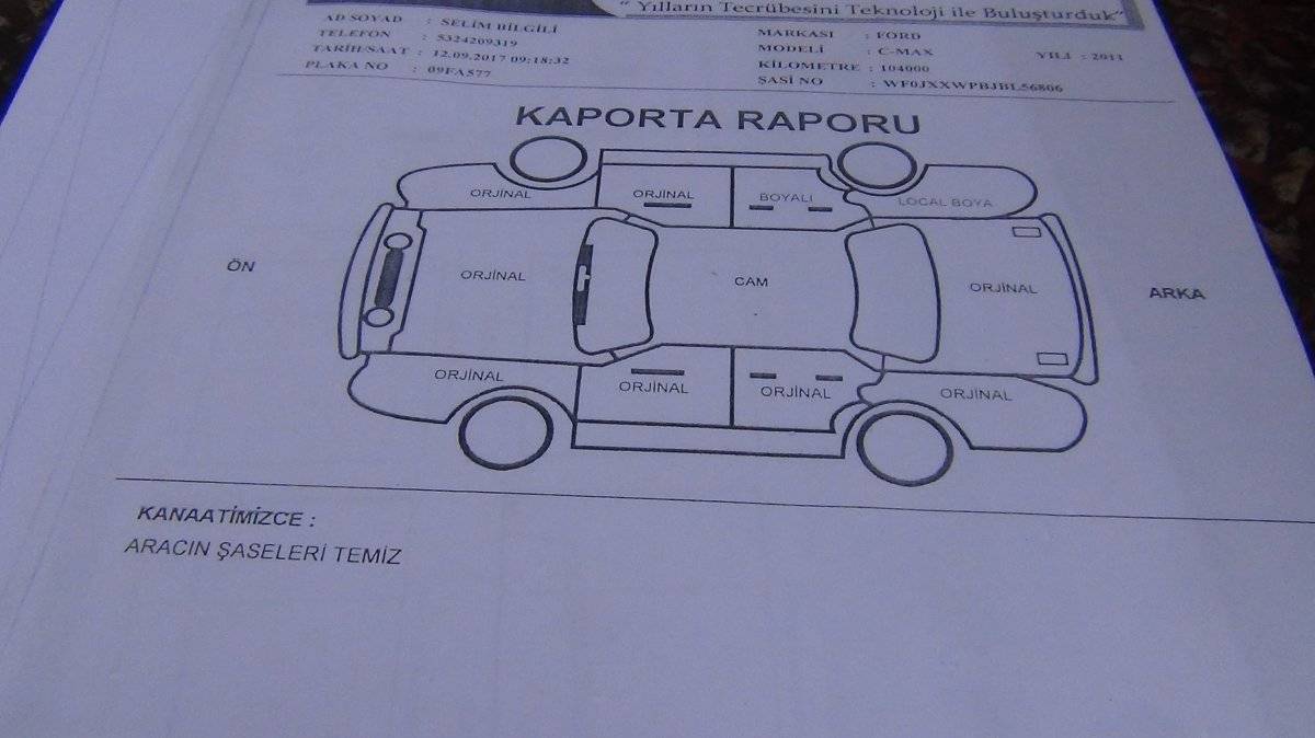 Bursa’da eksperin hasarlı olduğunu anlamadığı araç mahkemelik etti