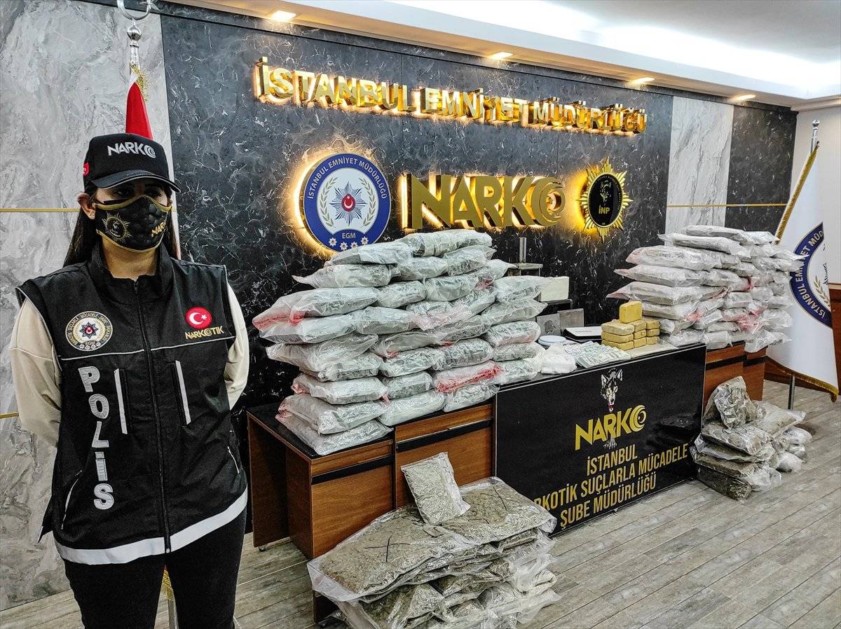İstanbul'da 108 kilo uyuşturucu ele geçirildi