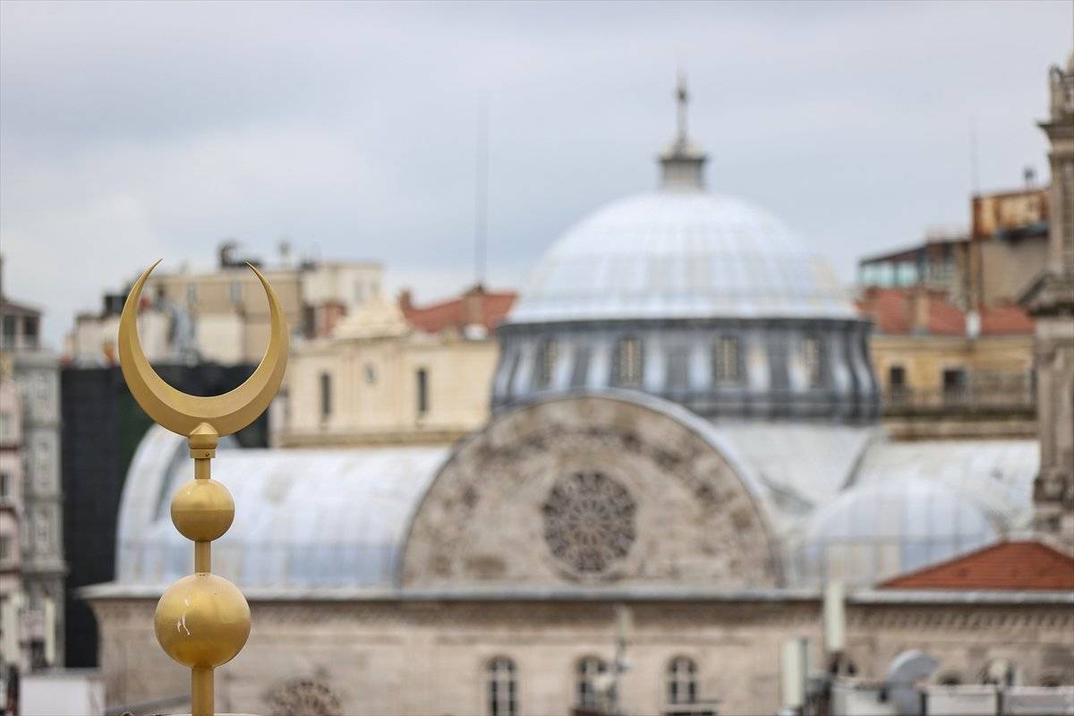Taksim'de cami ve AKM inşaatında son aşama