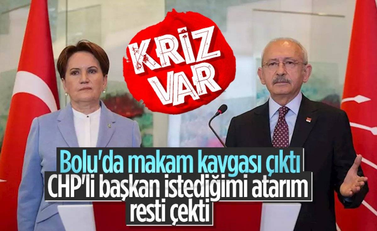 Bolu Belediyesi'nde Millet İttifakı kavgası