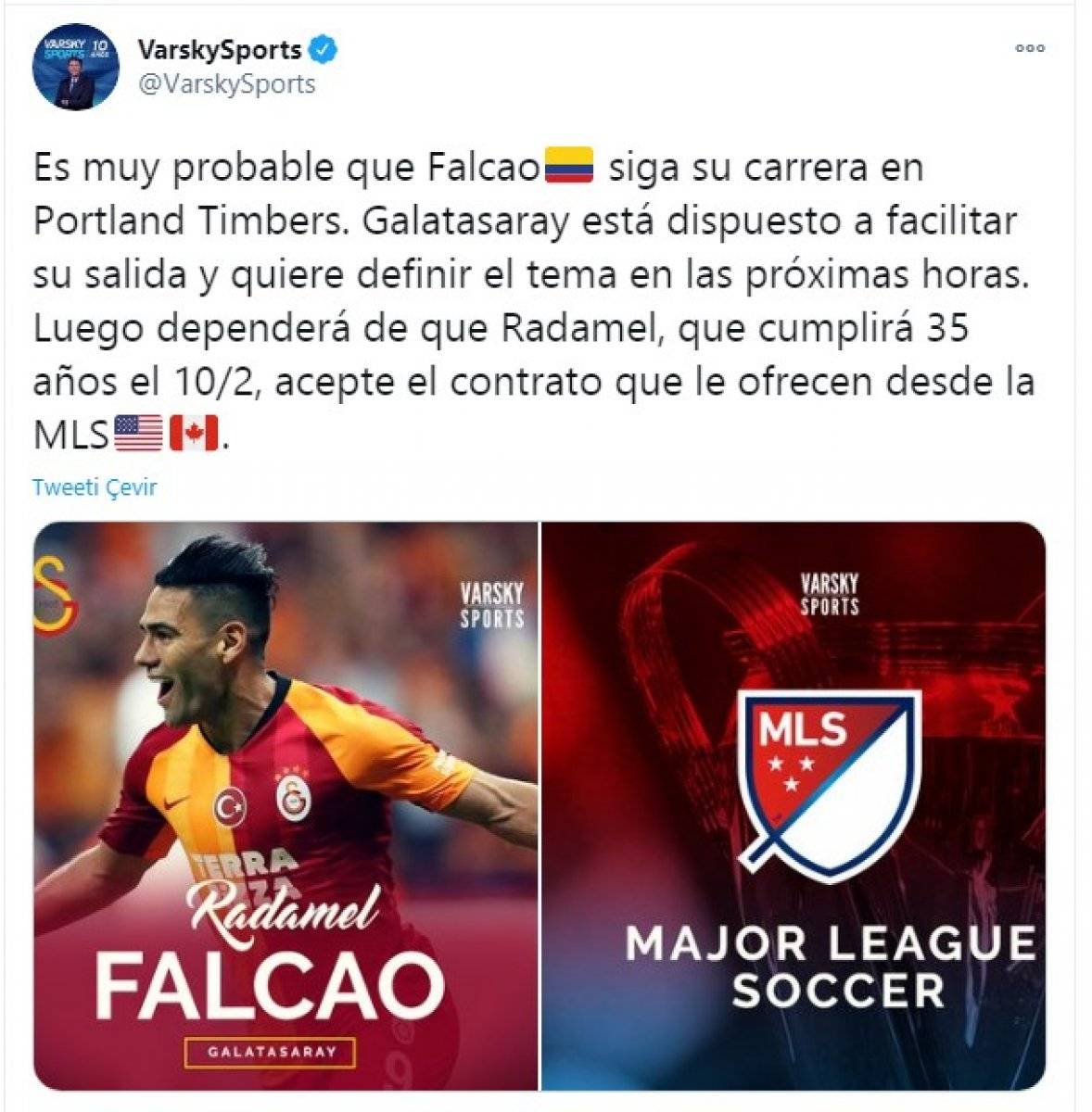 Portland Timbers, Radamel Falcao'yu istiyor