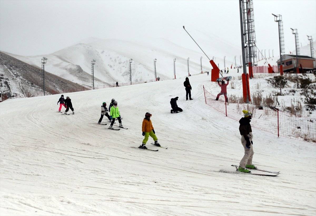 Palandöken'de kayak keyfi