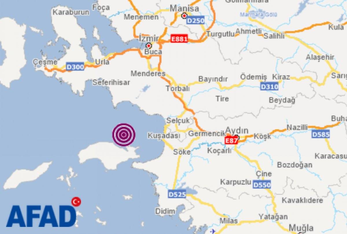 İzmir'de 4.0 büyüklüğünde deprem