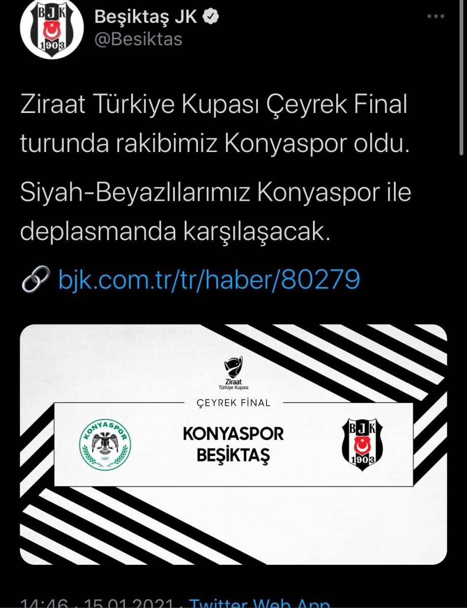 Beşiktaş ve Konyaspor arasında logo polemiği