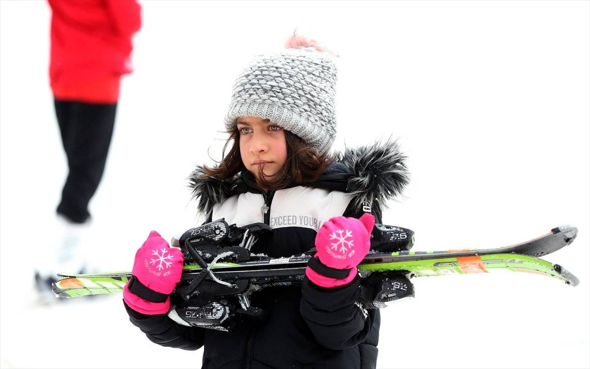 Palandöken'de kayak keyfi