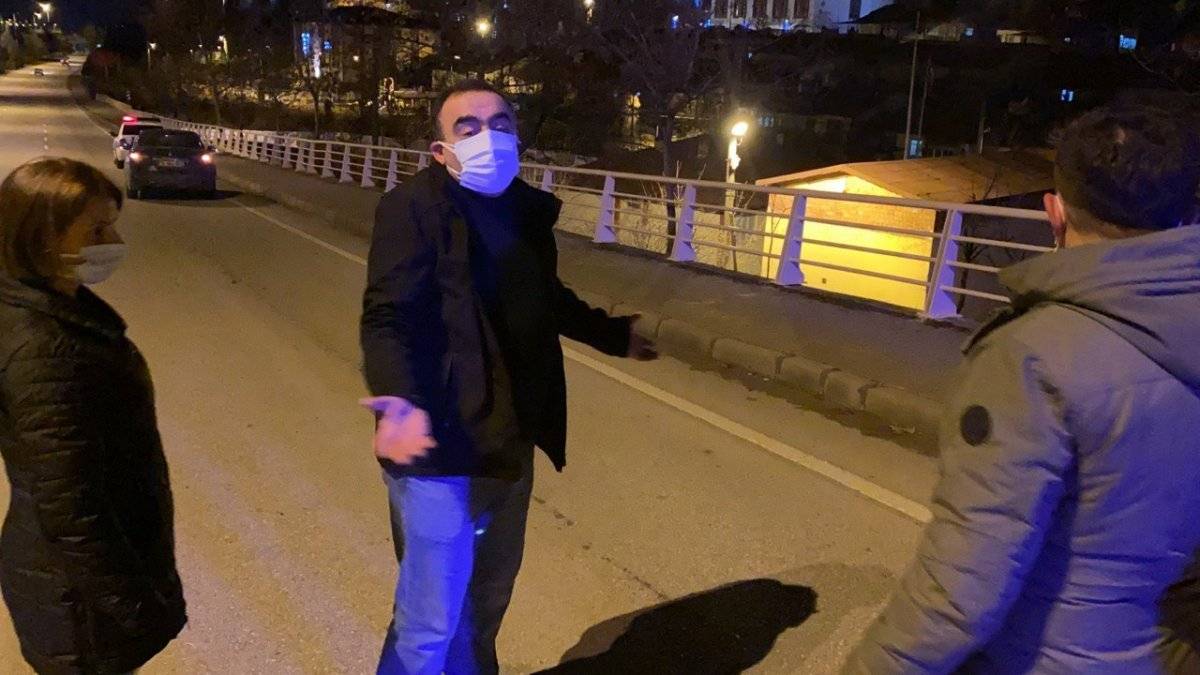 Karabük'te bir kişi yolun ortasında bayıldı