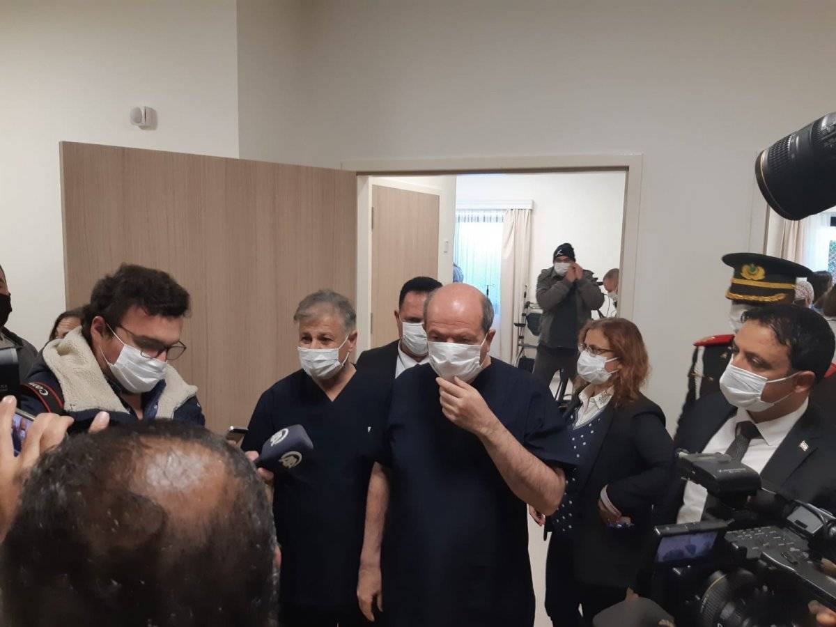 KKTC'de ilk koronavirüs aşısı Cumhurbaşkanı Ersin Tatar’a yapıldı