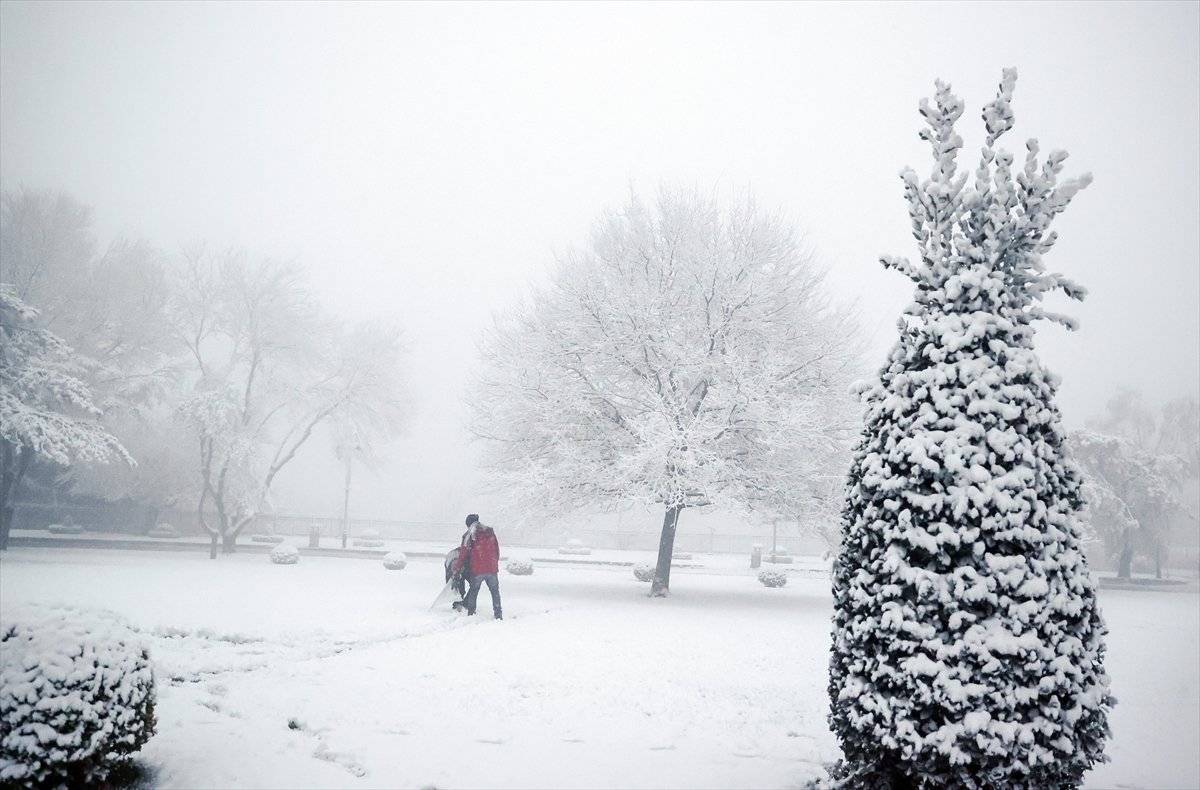 Kar etkisine giren Türkiye'de 5 günlük hava durumu