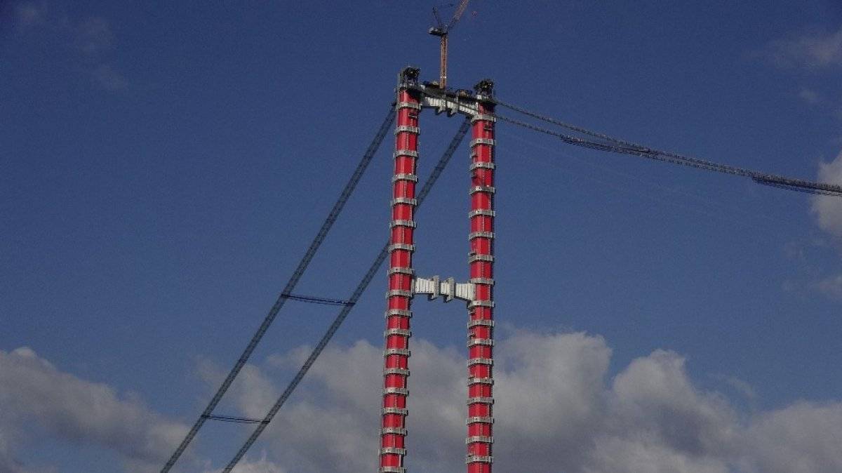 1915 Çanakkale Köprüsü’nde ‘kedi yolu’ çalışmaları tamamlandı