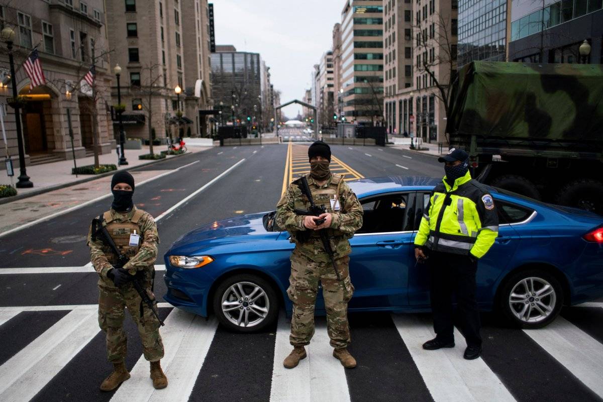 Washington'da sıkı güvenlik, Joe Biden'ın yemininden sonra devam edecek