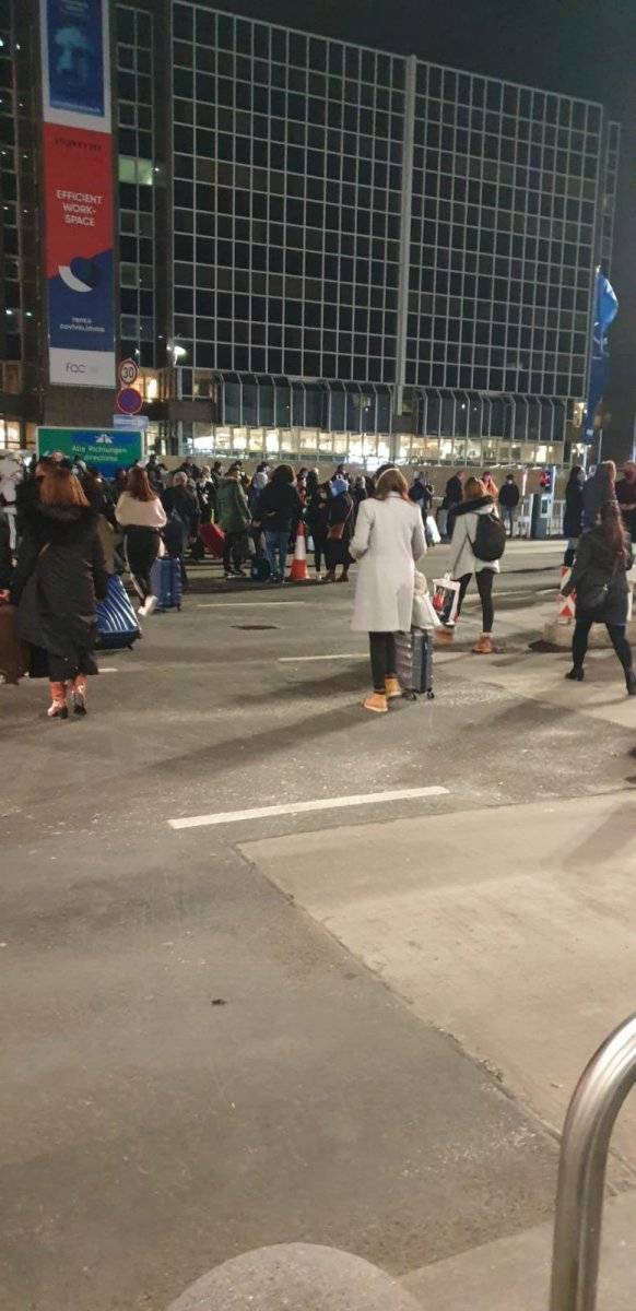 Frankfurt Havalimanı'nda alarm verildi