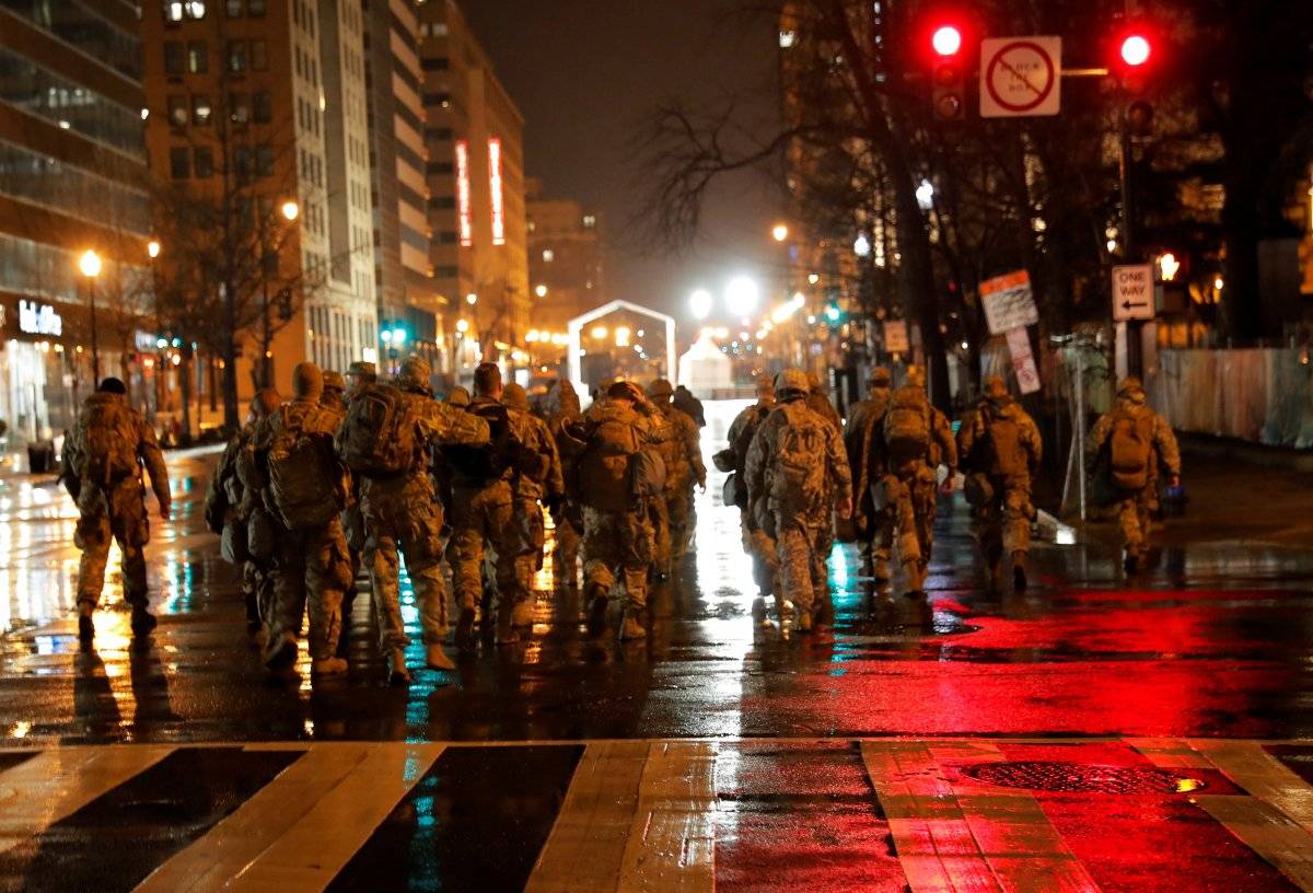 Washington'da sıkı güvenlik, Joe Biden'ın yemininden sonra devam edecek