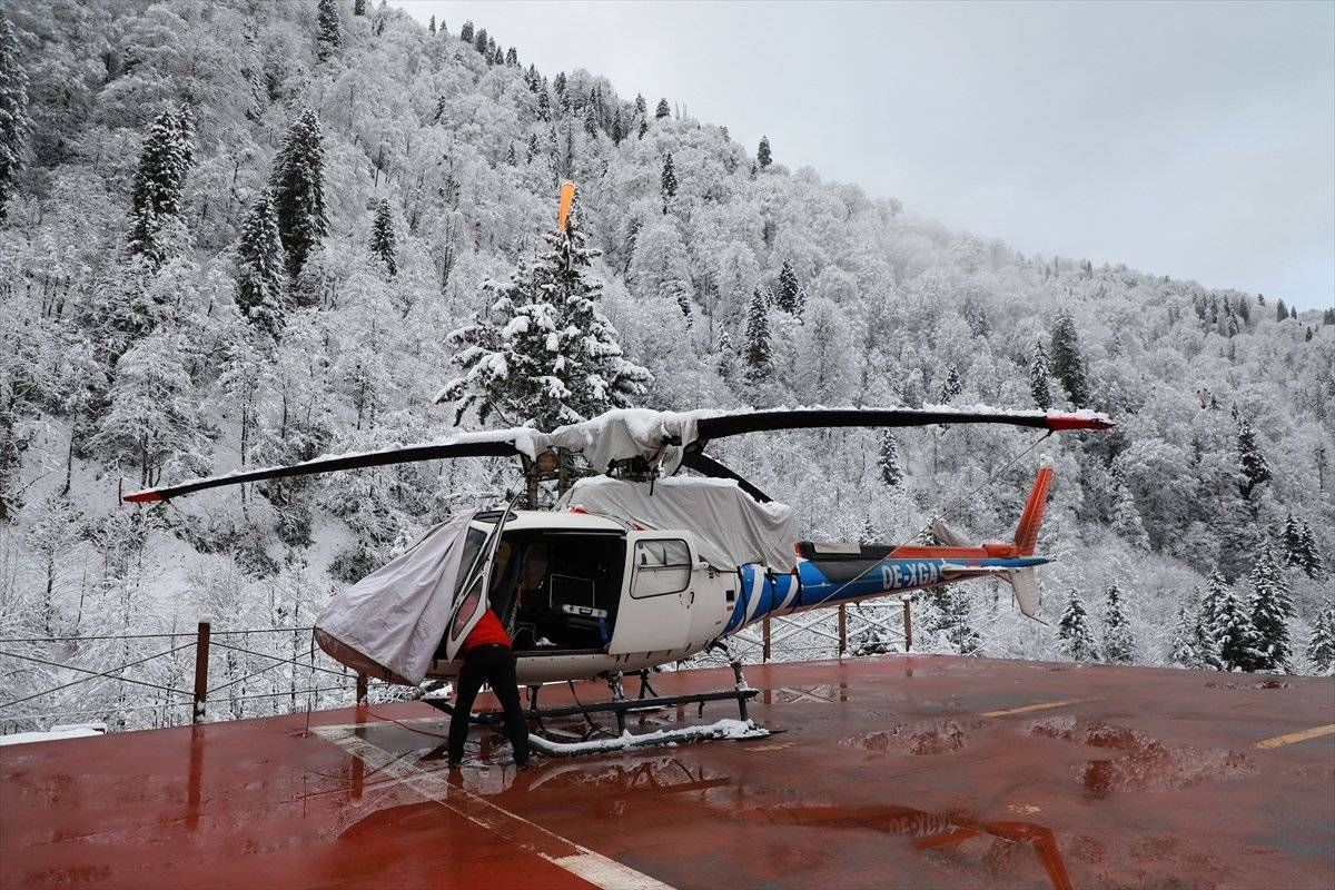 Kaçkar Dağları'nda heliski heyecanı yaşanacak