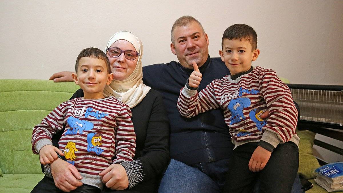 Suriyeli anne çocuklarına Türkiye'de kavuştu