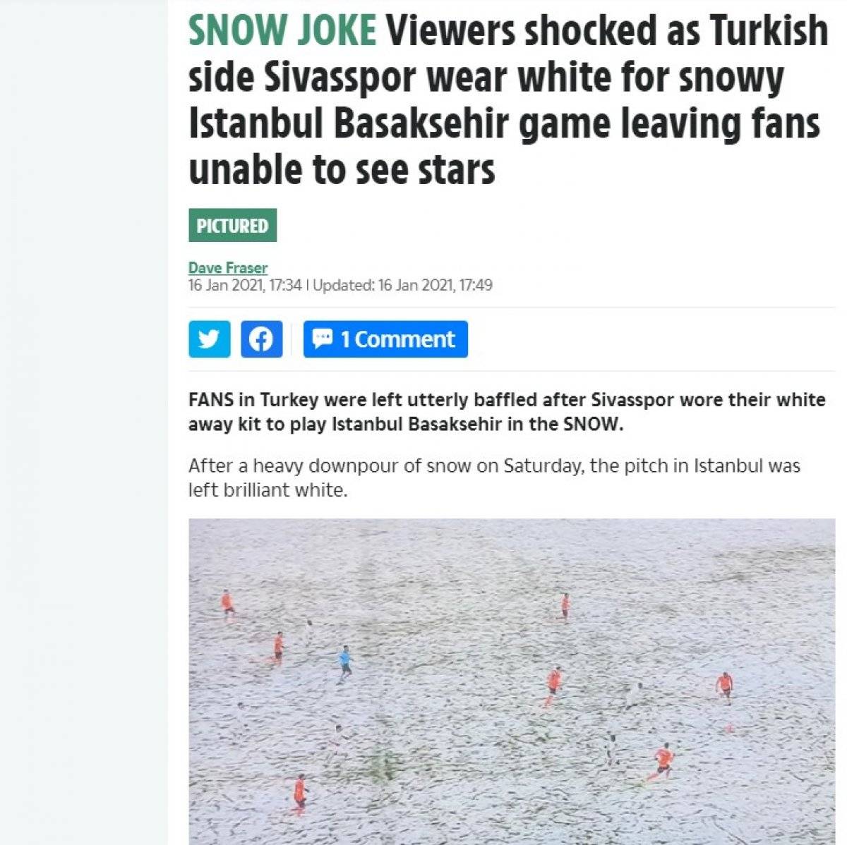 Başakşehir-Sivasspor maçı Avrupa basınında