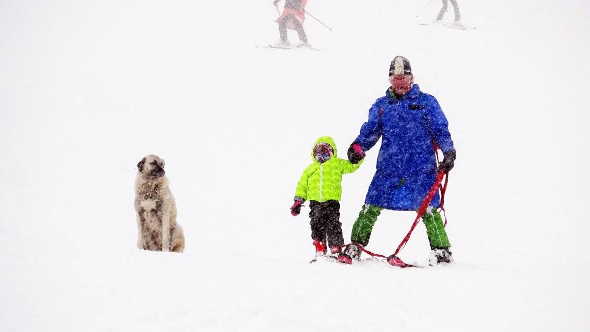 Uludağ’da kar kalınlığı 1 metreye çıktı, pistler şenlendi