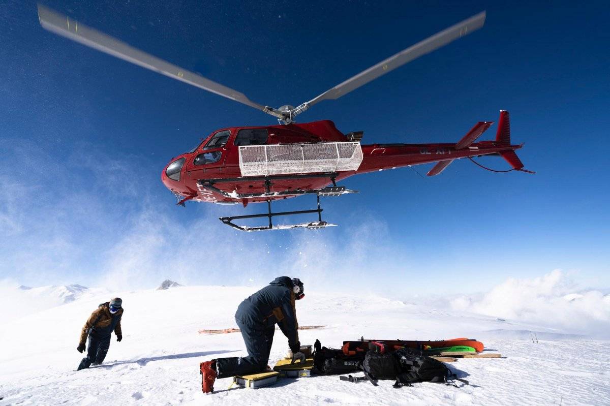 Rize Kaçkarlar'da heliski heyecanı başladı