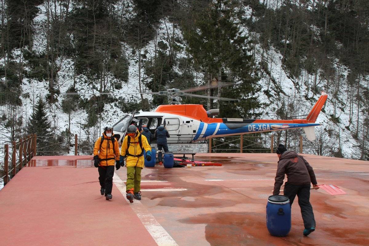 Rize Kaçkarlar'da heliski heyecanı başladı